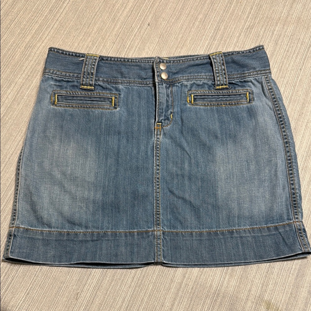 Gap Denim Blue Mini Skirt sz 6